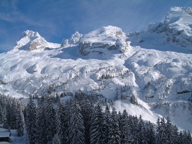 Fresh snow in the Alps - it may look good but can spell danger