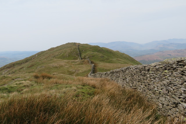 Looking back at Wansfell Pike