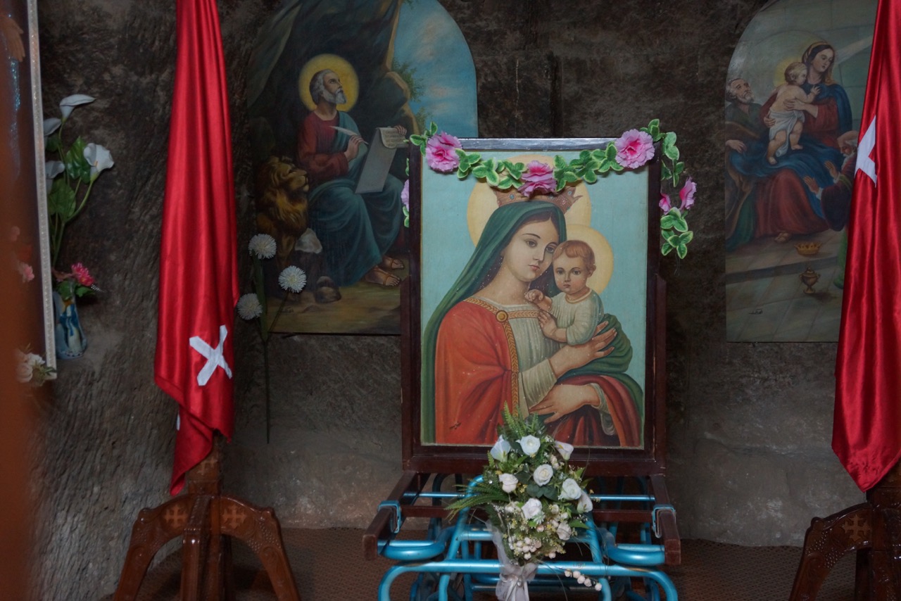 Not a word of a lie but Baby Jesus, and the Virgin Mary, really were here. Monastery of St Mary (Deir Dronka), Assiut.