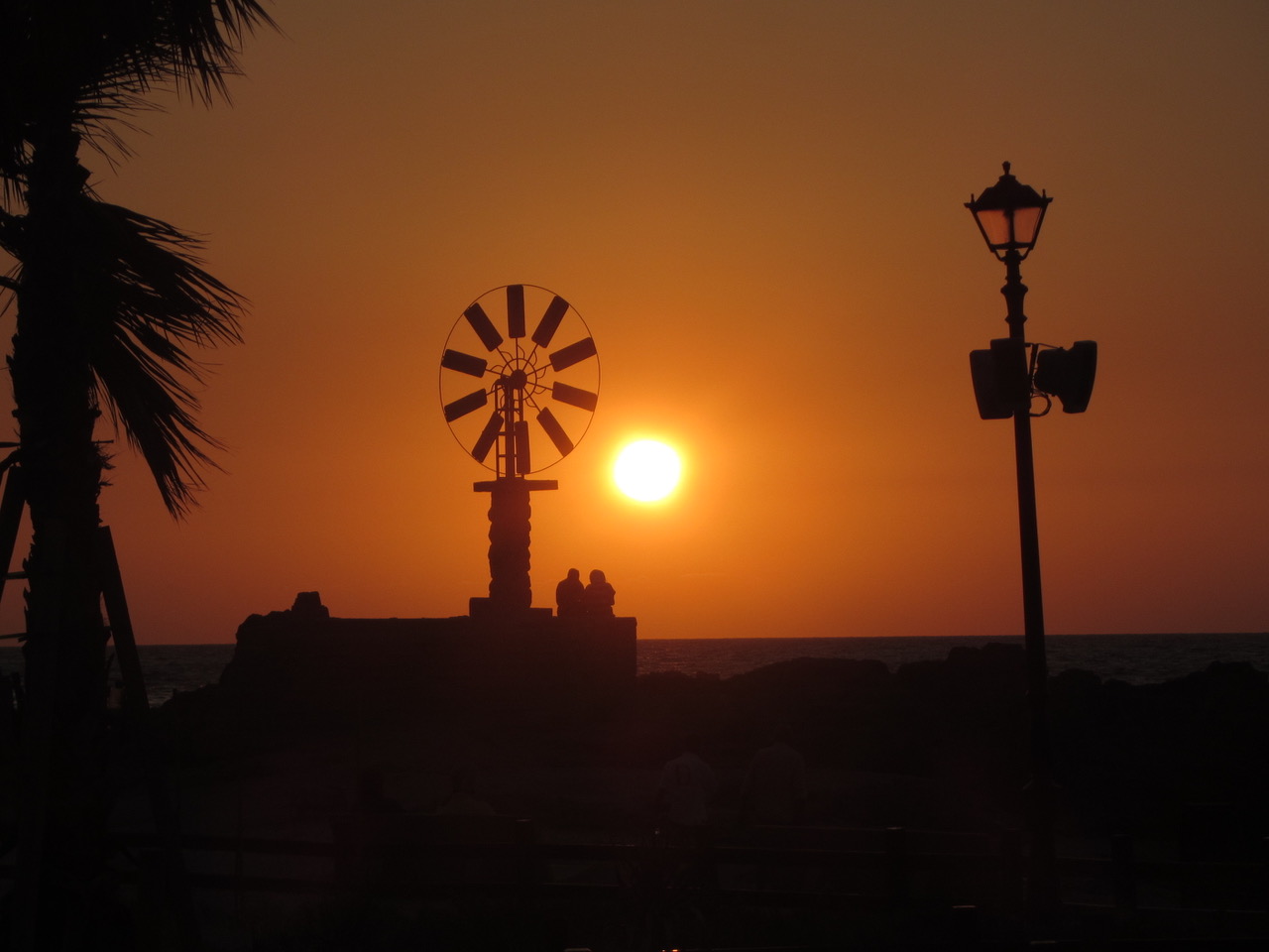 Sunset off Tripoli