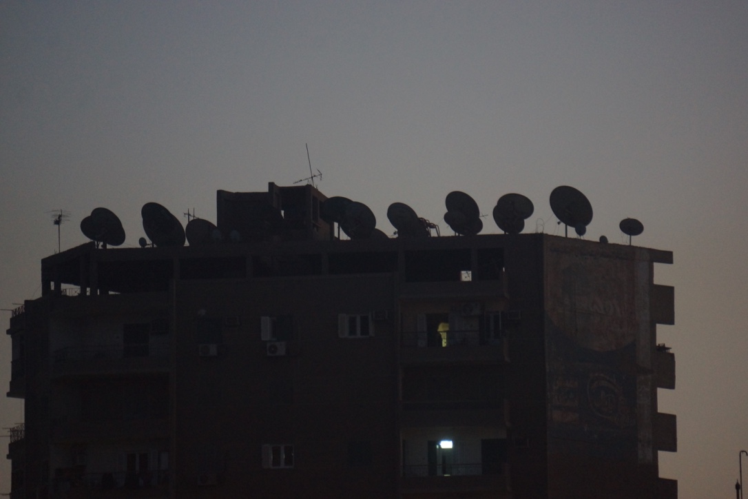 The Egyptians love their telly.