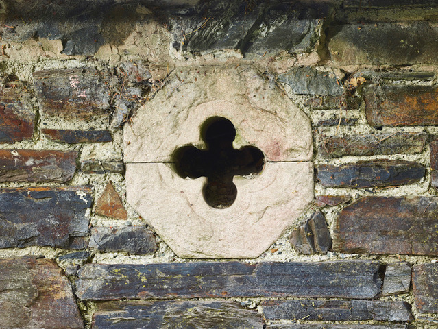 The quatrefoil, signifying faith, hope, love and luck (Lakes Distillery)