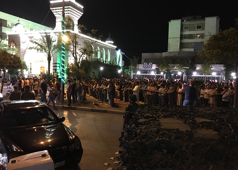 Tripoli, Lebanon. Last prayer of the fasting day