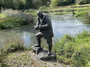 Sir Peter Scott, son of the Antarctic explorer
