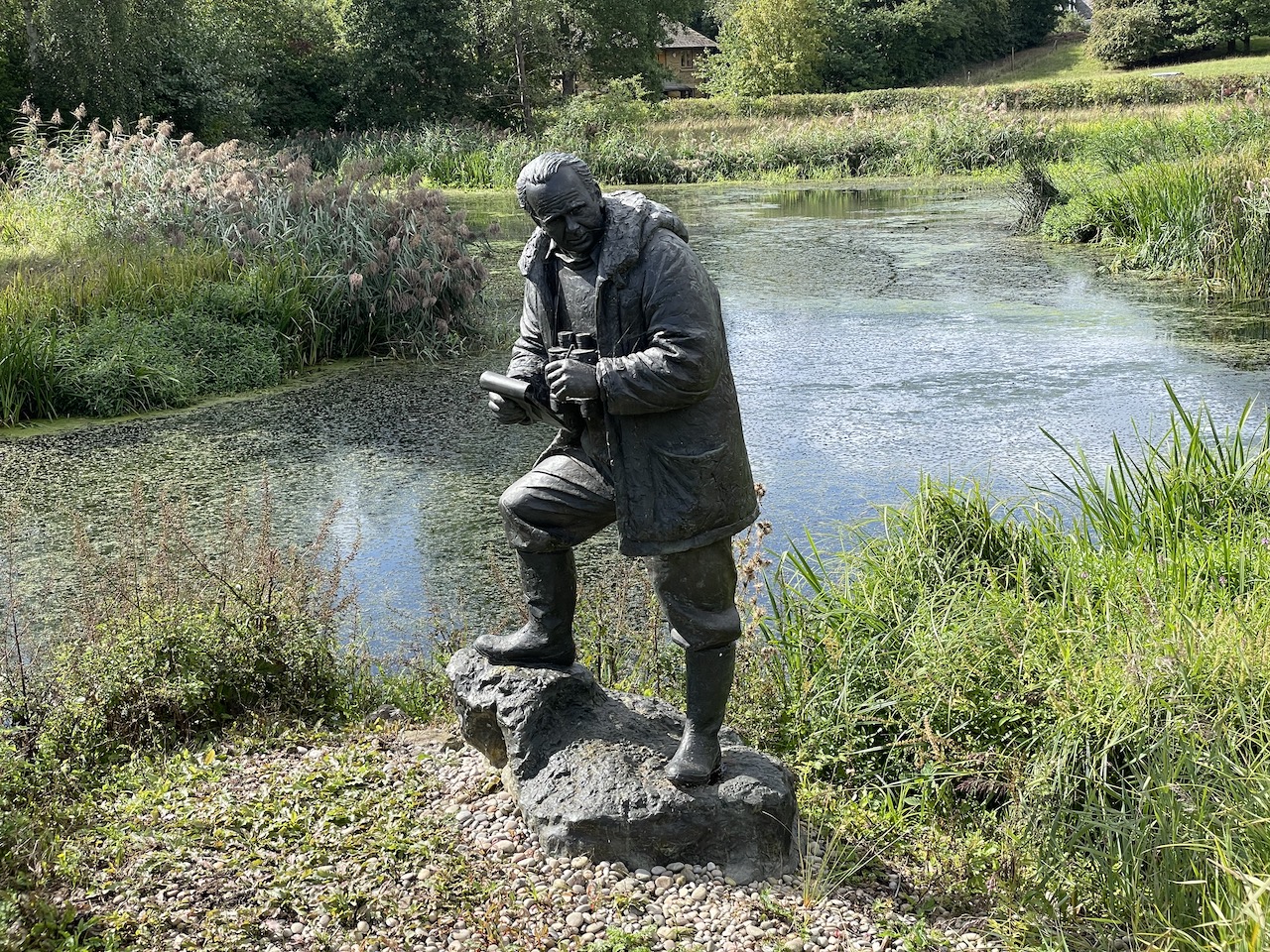 Sir Peter Scott, son of the Antarctic explorer