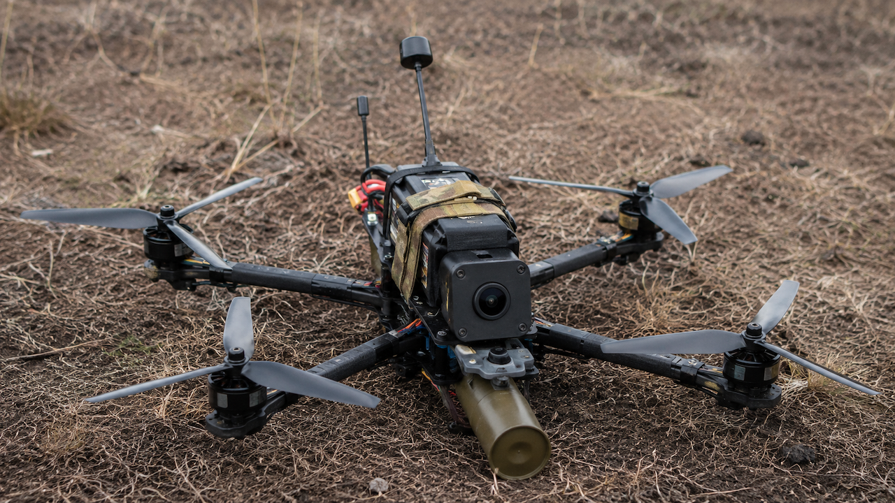 FPV drone (courtesy AI)